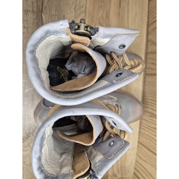 Freebird Cavalier Boots Antique Grey Size 9 Brand New Stacked Heel Leather... - Picture 13 of 16